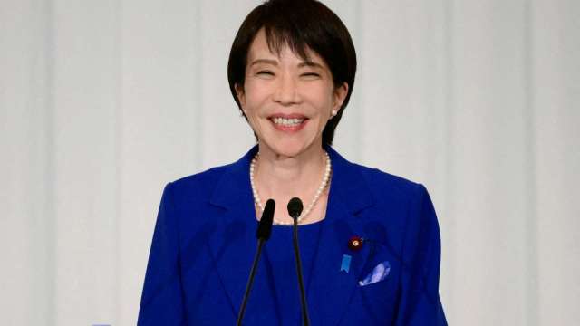 「高市交易」延燒!市場急重新定價安倍經濟學2.0 日股續漲日元小跌。(圖:REUTERS/TPG)