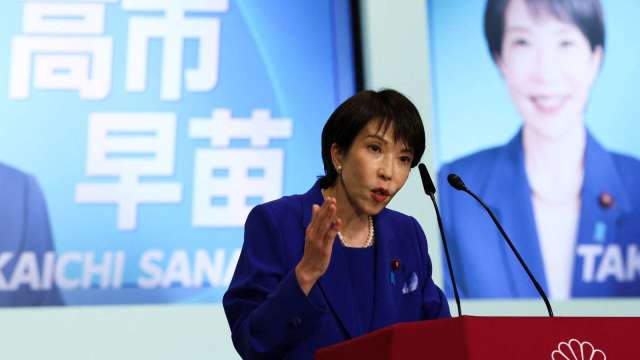 川普盛讚高市早苗「極具智慧」 雙方預計28日面對面會談。（圖：REUTERS/TPG）