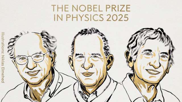 2025年諾貝爾物理學獎揭曉 量子計算成最大贏家(來源:諾貝爾獎X貼文)