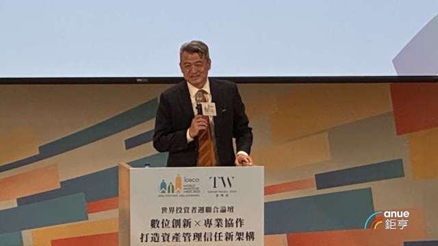 投信投顧公會理事長尤昭文看好神山撐台股 「喊3萬點都不稀奇了」。(鉅亨網記者陳于晴攝)