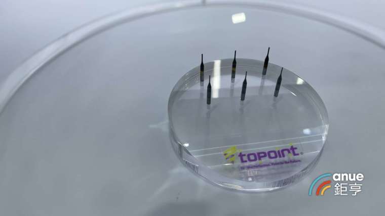 尖點2026年將加大鑽針擴產幅以因應市場需求。(鉅亨網記者張欽發攝)