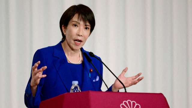 川普與高市早苗通話:我知道您是安倍晉三非常看好的政治家。(圖:REUTERS/TPG)