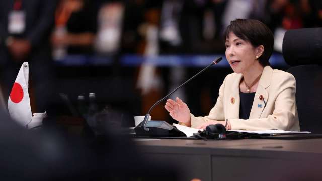 女首相氣勢如虹 高市早苗內閣支持率達74%。（圖：REUTERS/TPG）