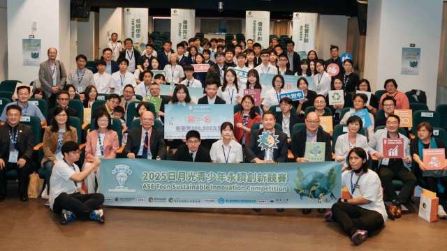 日月光打造高中生創新創業獎 2025百萬獎金得主揭曉。(圖:日月光提供)