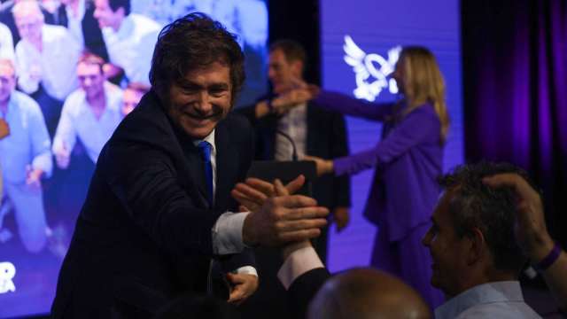 阿根廷總統米雷伊掃除國會障礙 加速經濟「休克療法」。(圖:REUTERS/TPG)