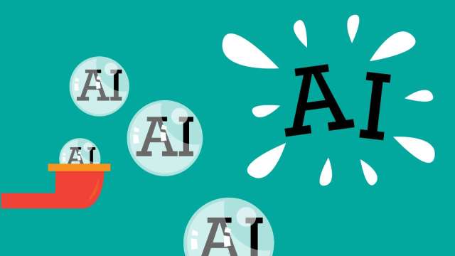 不用害怕AI泡沫？科技投資人：「好泡沫」或正是人類社會最需要的。(圖：Shutterstock)