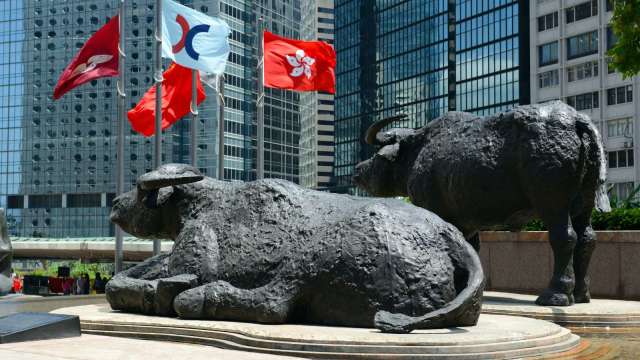 恒指止步三連漲 挫0.33% 科技股午後跳水 (圖:shutterstock)