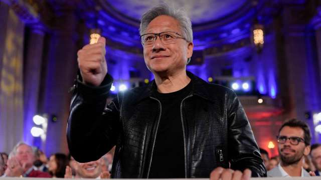 黃仁勳再放大招！輝達NVQLink讓量子運算接軌AI(圖：REUTERS/TPG)