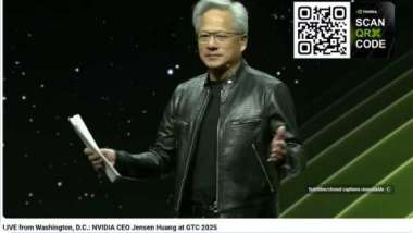 輝達GTC影片驚現AI深度偽造!「AI黃仁勳」導致上萬人上當受騙。(圖:Dylan Martin X)
