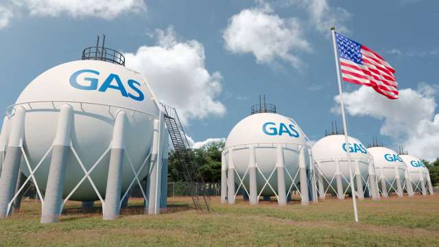 美國成為首個單月出口1,000萬噸液化天然氣國家。（圖：Shutterstock）