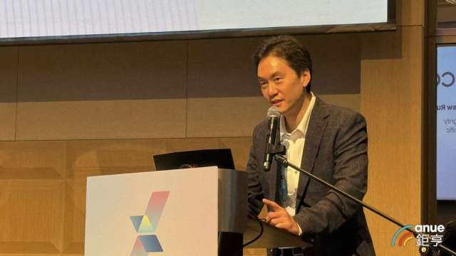 攸泰科技董事長簡民智。(鉅亨網記者彭昱文攝)