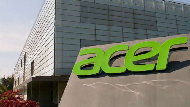 宏碁10月營收212.3億元年增逾一成 三大產品線走強。(圖:shutterstock)