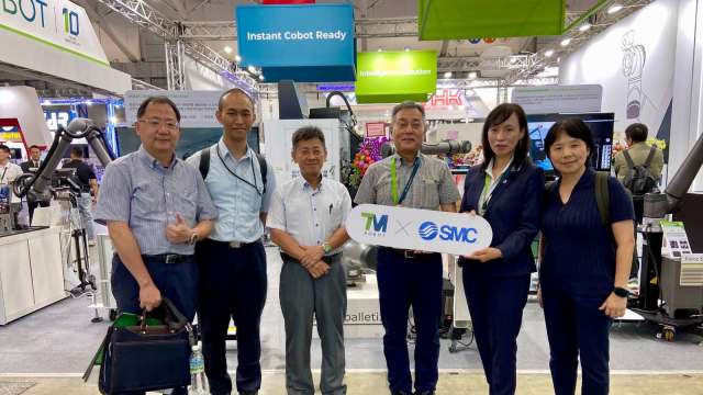 達明攜手SMC深化合作，追加訂單將機器人運用於實際產線。(圖:達明提供)