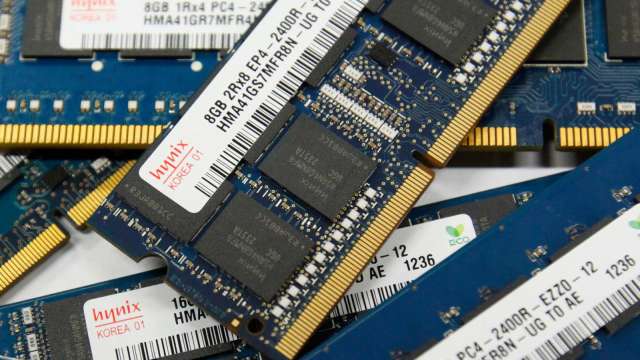 DRAM記憶體示意圖。（圖：REUTERS／TPG）