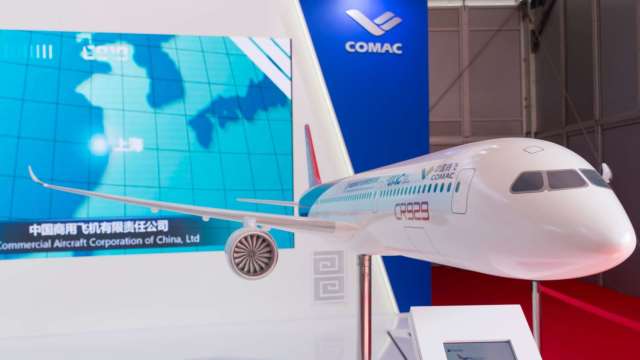 中國C919首次亮相杜拜航展 挑戰全球航空市場雙巨頭(圖:shutterstock)