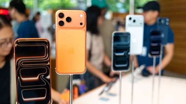 iPhone 17系列熱賣!蘋果10月中國銷量大增37% 市占率創3年新高。(圖:shutterstock)