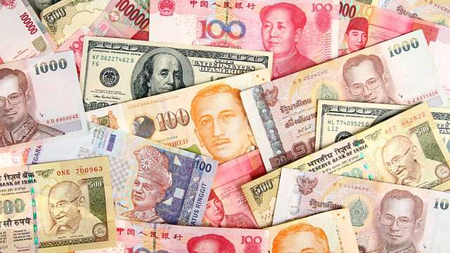 亞洲央行「彈藥庫」滿載！外匯存底衝破8兆美元 金價飆升助攻 (圖:Shutterstock)