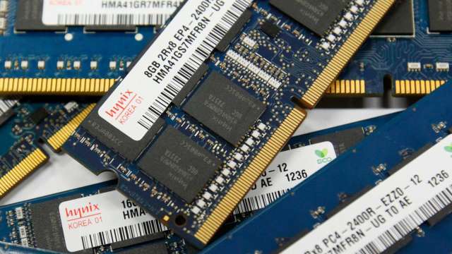 DRAM記憶體示意圖。（圖：REUTERS／TPG）
