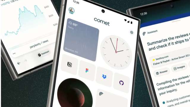 Perplexity推出Comet瀏覽器Android版。(圖: Perplexity)