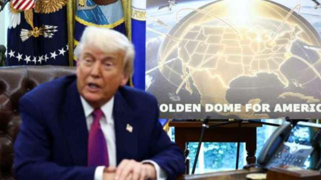 川普「金色穹頂」飛彈防禦計畫進度傳嚴重落後。(圖:Reuters/TPG)