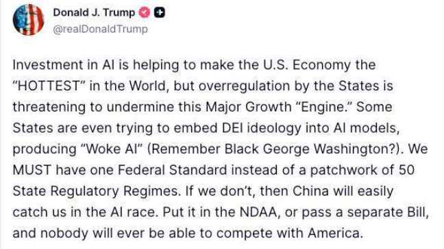 （圖：川普 Truth Social）