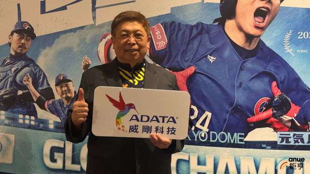 威剛董事長陳立白。(鉅亨網記者魏志豪攝)