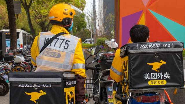 美團Q3營收衝上人民幣955億元 核心本地商業轉虧141億元(圖:shutterstock)