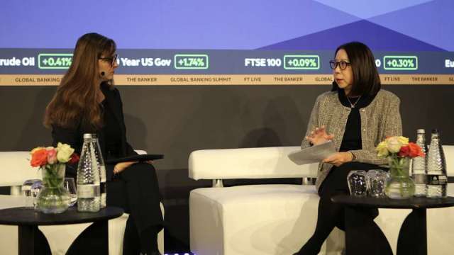 台灣金融業唯一登上FT全球銀行高峰會 高麗雪揭密中信金致勝關鍵。(圖/中信金提供)