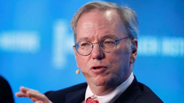 前GoogleCEO施密特(圖:Reuters/TPG)