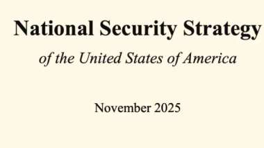 川普第二任期新版國家安全戰略:與以前有何不同、美國戰略專家評論。(圖:美國政府)