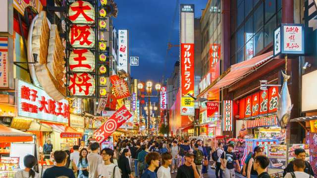 大阪站在衝擊最前線 日本觀光業在中國遊客退潮後重新定位 (圖:Shutterstock)