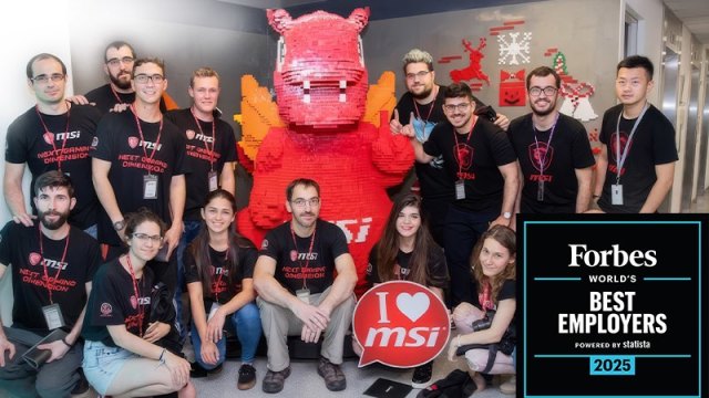 微星再度入選《Forbes》全球最佳雇主 打造支持專業成長的卓越職場環境。(圖：微星提供)