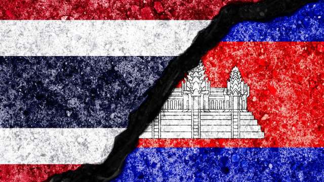 泰國否認停火、戰機持續空襲柬埔寨邊境！川普斡旋再度受挫。(圖：Shutterstock)