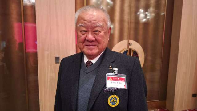 三三交流會理事長林伯豐。(鉅亨網記者黃皓宸攝)