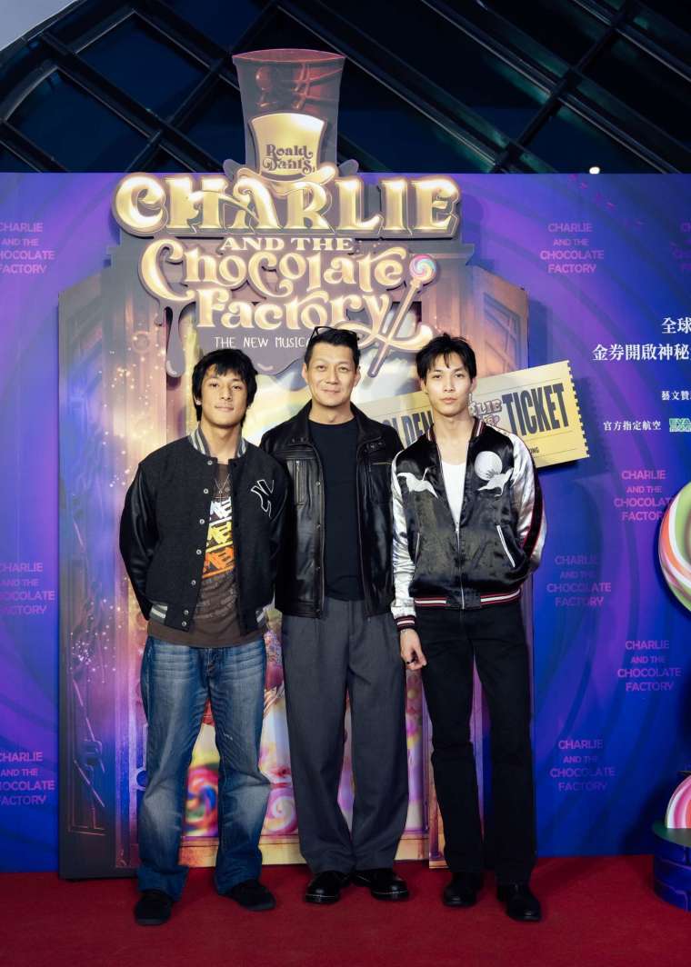 主持人聶雲與兒子聶磊、聶岩