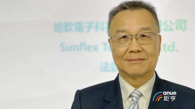 旭軟董事長林永寶。(鉅亨網記者張欽發攝)