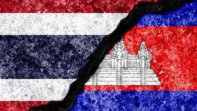 泰國空襲柬埔寨賭場、橋樑、寺廟！東協週一將召開外長會。(圖：Shutterstock)