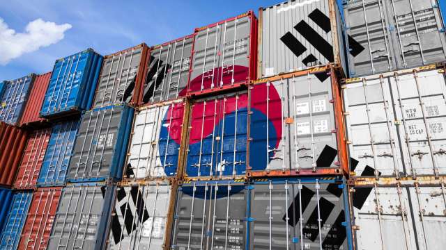 南韓今年出口額超過去年全年 有望首次突破7000億美元（圖：Shutterstock）