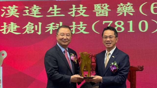 漢達掛牌上櫃,首日漲幅達8.85%。(圖:漢達提供)