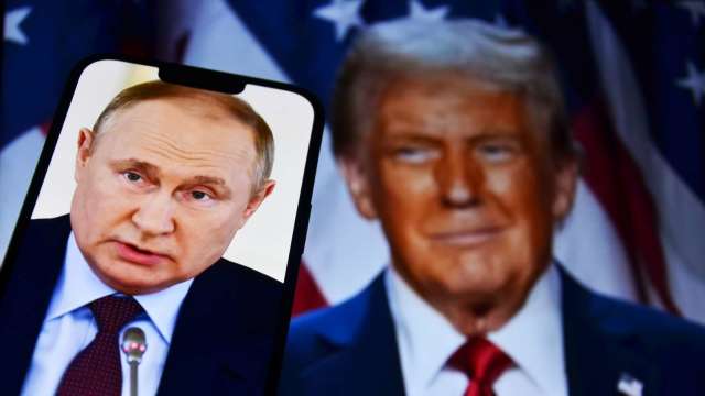 川普、普丁再次就烏克蘭問題通話。(圖:Shutterstock)