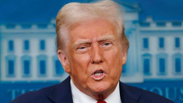 川普媒體「美國優先」ETF上市首日 公司股價下跌4.48%(圖:shutterstock)