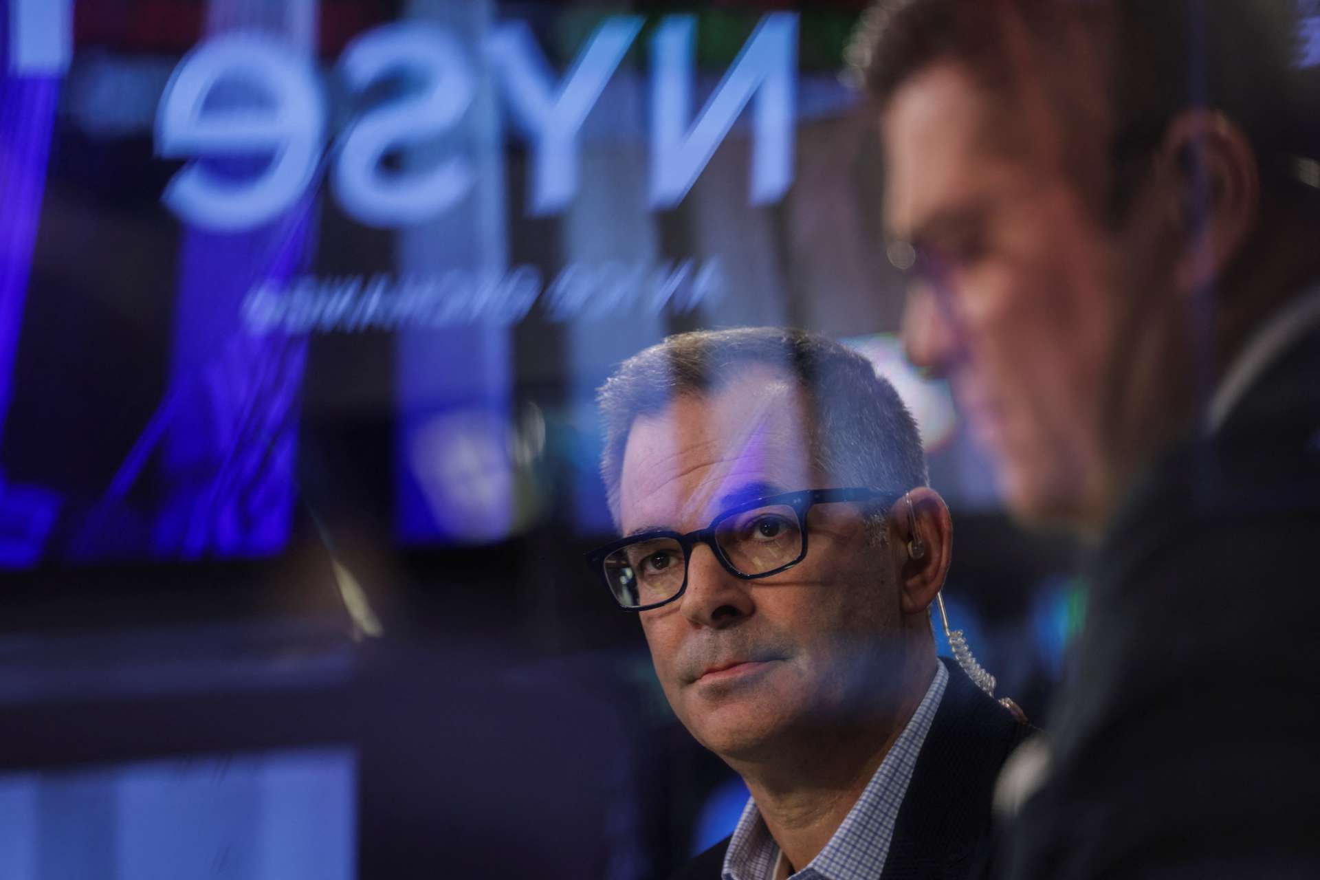 CoreWeave Inc.執行長Michael Intrator於紐約證券交易所（NYSE）接受CNBC專訪。Reuters/TPG