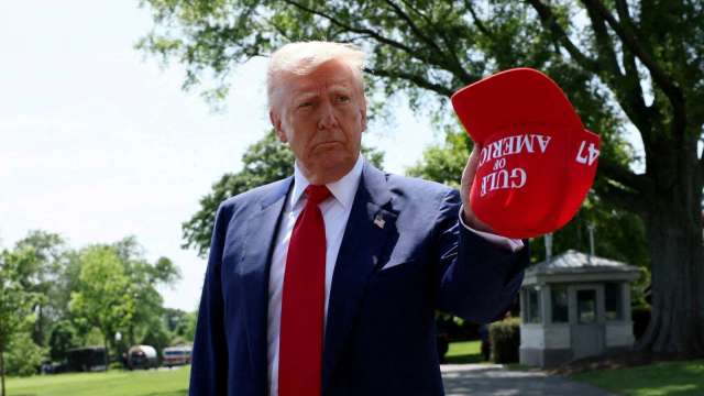 川普：美國並未與委內瑞拉交戰 (圖：REUTERS/TPG)