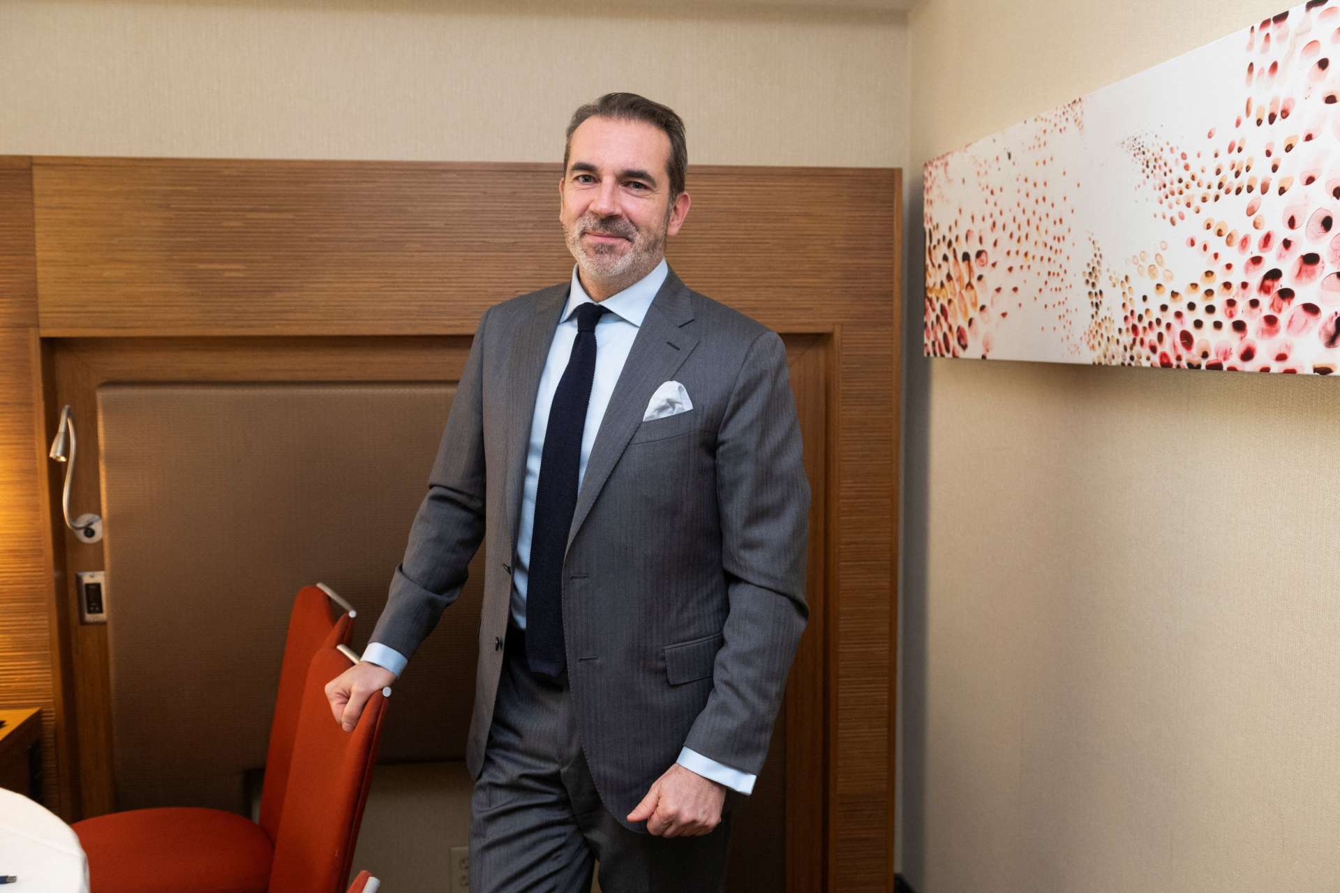 舊金山舉行的摩根大通醫療保健會議中，專訪諾和諾德（Novo Nordisk）高層主管。Reuters/TPG