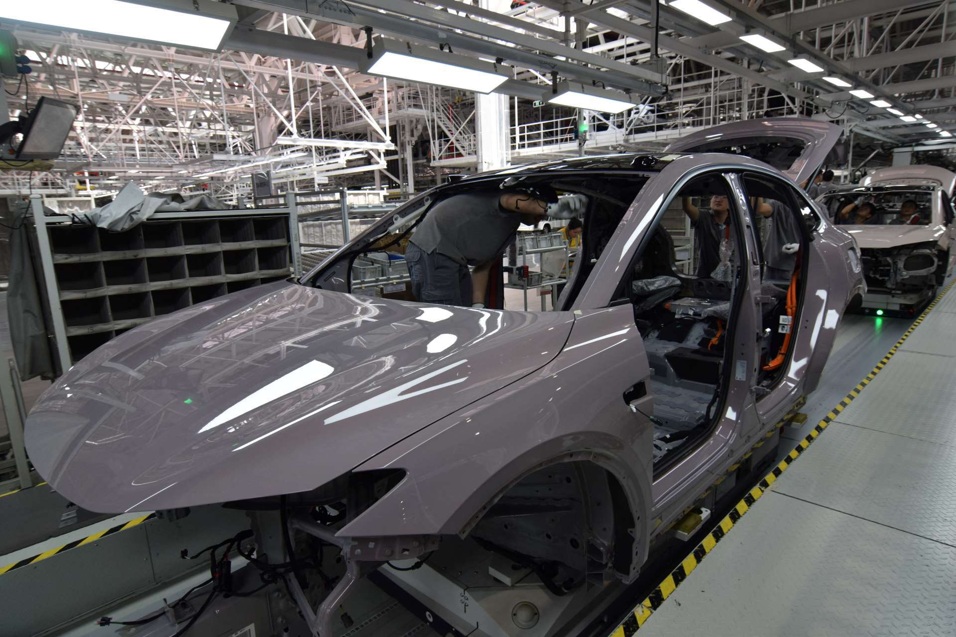 NIO汽車生產線。Reuters/TPG