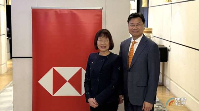 滙豐私人銀行及財富管理亞洲首席投資總監范卓雲(左)及北亞首席投資總監何偉華(右)來台分享2026年第一季投資展望。(鉅亨網記者陳于晴攝)