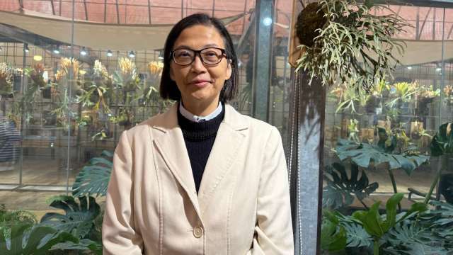 環球晶董事長徐秀蘭。(鉅亨網記者魏志豪攝)