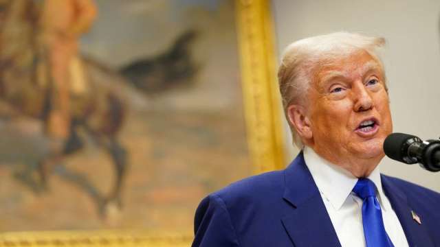 川普20日在白宮記者會發表自己就任周年成績單回顧。(圖:Reuters/TPG)