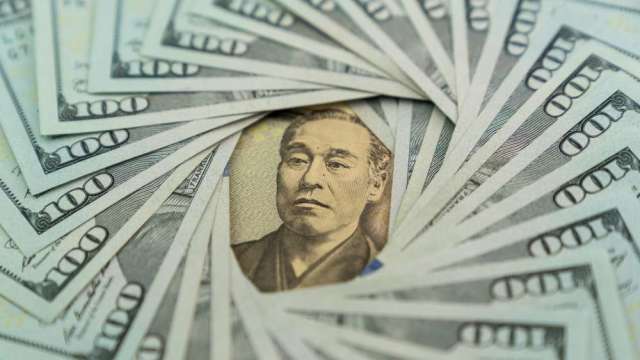 日元兩天暴力升值3%！傳「日美聯手」隨時進場干預 空頭慘遭擠壓。(圖:shutterstock)