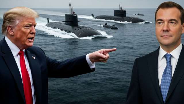 俄羅斯前總統肯定川普「和平締造者」角色,但稱未見美軍核潛艦蹤影。(圖:Shutterstock)